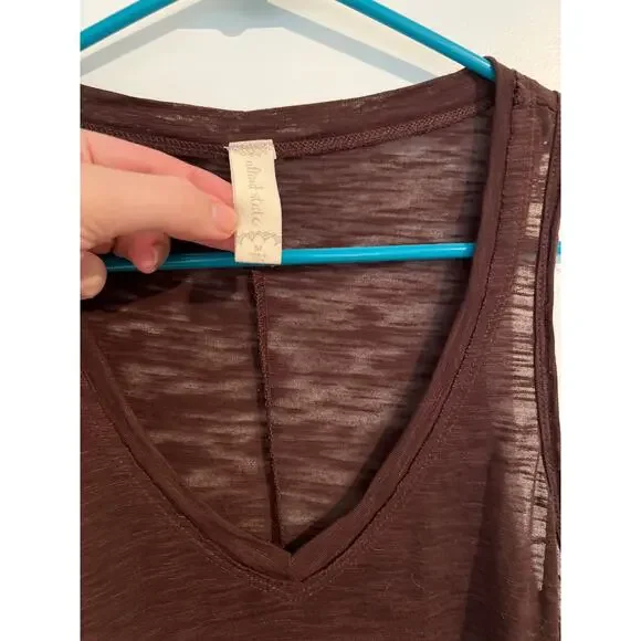 Altar’d State Burgundy Tank Top – Size Medium - Picture 2 of 5